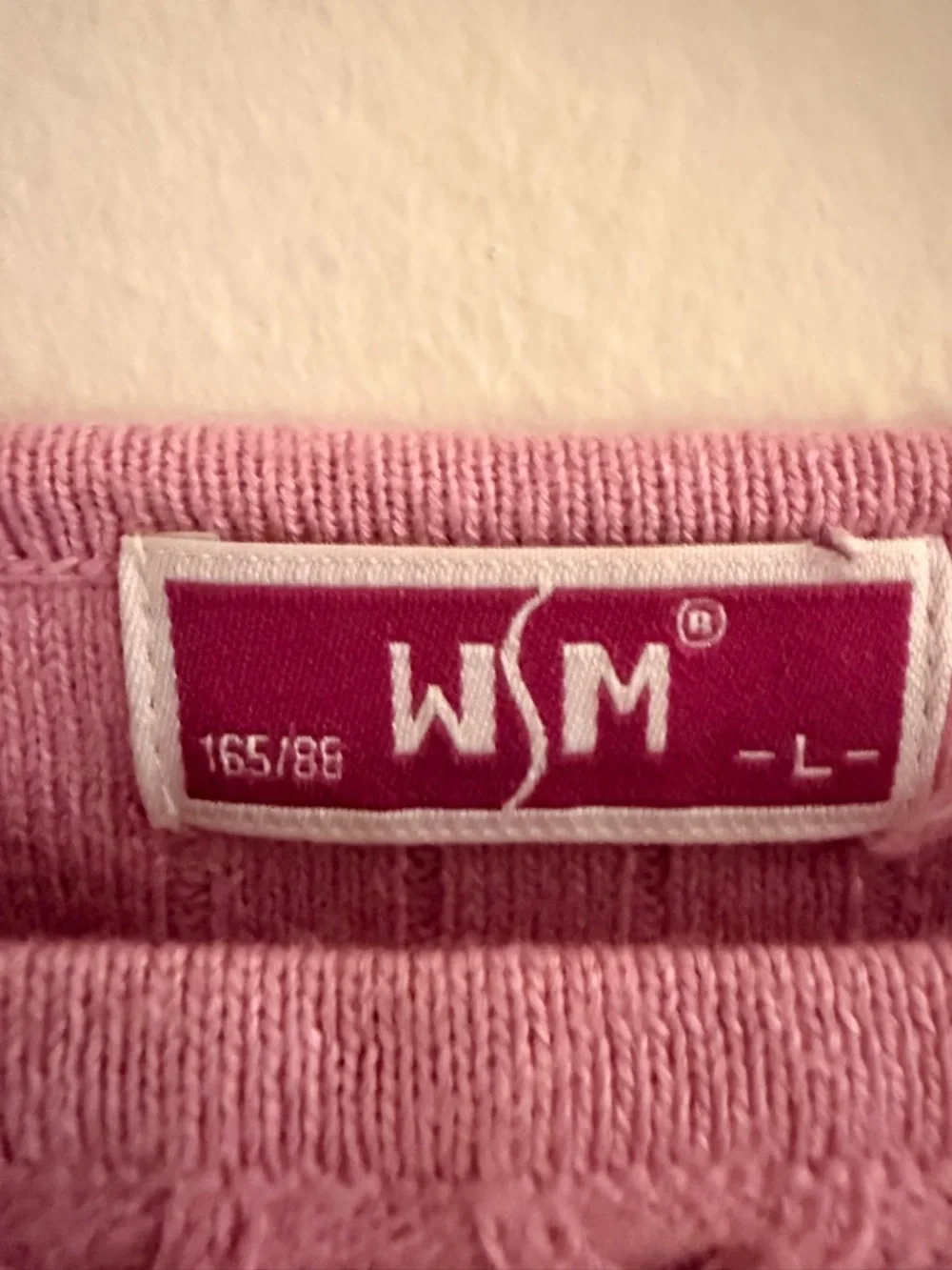 Pink Cable-Detail Ribbed Sweater - Picture 3 of 3